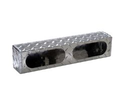 Buyers Products LB3163ALDT Dual Oval Light Box - Diamond Tread Aluminum (3" x 16" x 3") - BUY LB3163ALDT
