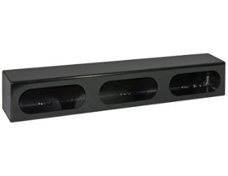 Buyers Products LB3253ALDT Triple Oval Light Box - Diamond Tread Aluminum (3" x 25" x 3") 
