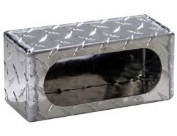 Buyers Products LB383ALDT Single Oval Light Box - Diamond Tread Aluminum (3" x 8" x 3") - BUY LB383ALDT
