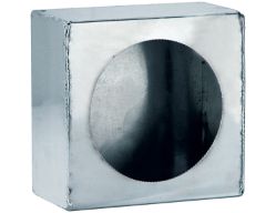 Buyers Products LB663SST Single Round Light Box - Stainless Steel (6" x 6" x 3") - BUY LB663SST