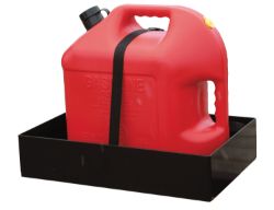 Buyers Products LT30 Trailer Gas Can Rack for One 5 Gallon or Two 2-1/2 Gallon Rectangular Polymer Cans 