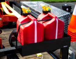 Buyers Products LT30 Trailer Gas Can Rack for One 5 Gallon or Two 2-1/2 Gallon Rectangular Polymer Cans - BUY LT30