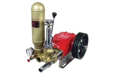 Maruyama MS907 Belt-Driven Triplex Piston Pump, 25.8 GPM & 650 PSI Max Pressure 700 psi Uniflow Triplex Piston Pump Honda GX160 5.5 Hp Gas Engine