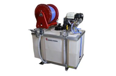 Maruyama MSD41-100TE 100-Gallon Skid Sprayer w/ Honda GX160 Engine & Electric Hose Reel Maruyama MSD41-100TE, 100 gallon skid sprayer, electric hose reel sprayer, Honda GX160 sprayer, commercial skid sprayer, professional sprayer, lawn care sprayer, pest control sprayer, agricultural sprayer, Maruyama sprayer