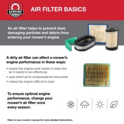 MTD 490-950-Y059 Briggs Air Filter Kit - MTD 490-950-Y059