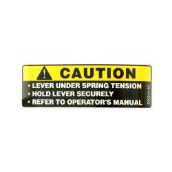 MTD 777S30014 Caution Spring Label 