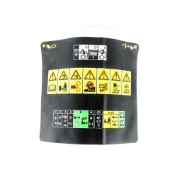 MTD 777S35419 Floorboard Safety Label 