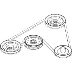 MTD 954-04317A Trans Drive Belt 