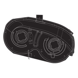 MTD 983-04263-0637 38" SD Deck Assembly w/ Wheel Brackets 