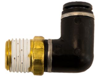 Buyers Products NE90M25P125S Swivel Male Elbow - 1/4" Tube OD x 1/8" Pipe Thread 