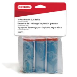 Oregon 108653 Set of 3 Refill Cartridges for Grease 