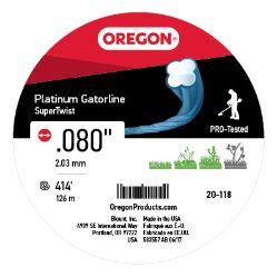 Oregon 20-118 Gatorline Platinum .080 1lb Spool - OEP 20-118