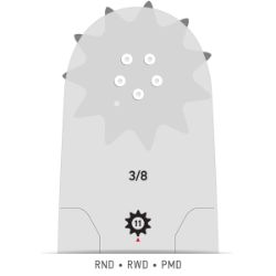 Oregon 200RNDD009 20-inch PowerCut Oregon Bar - OCS 200RNDD009