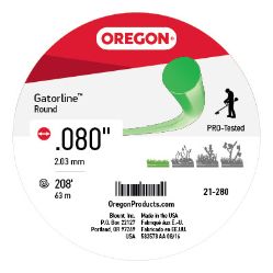 Oregon 21-280 Gatorline Round Trimmer Line - 0.080 inch Diameter 1/2 lb. Donut - OEP 21-280