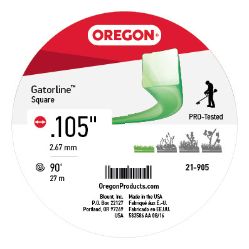 Oregon 21-905 Gatorline Square Trimmer Line - 0.105 inch Diameter 1/2 lb. Donut - OEP 21-905