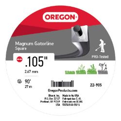 Oregon 22-905 .105 Diameter Gatorline Magnum Square Trimmer Line - OEP 22-905
