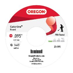 Oregon 23-595 5lb Spool of Red Round .095 Gatorline 