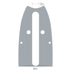Oregon 253RNFE031 25-inch PowerCut Oregon Bar - OCS 253RNFE031