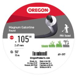 Oregon 69-197 Gatorline Magnum Round Trimmer Line - 0.130" Diameter 50 feet - OEP 69-197