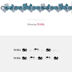 Oregon 72EXJ084G 3/8" Powercut Skip Saw Chain - OCS 72EXJ084G
