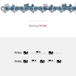 Oregon 75EXJ072G 3/8" Powercut Skip Saw Chain - OCS 75EXJ072G