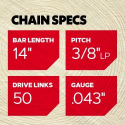 Oregon 90PX050G AdvanceCut 3/8 Inch Low-Profile Saw Chain - OCS 90PX050G