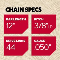 Oregon 91PX044G AdvanceCut 3/8 Inch Low-Profile Saw Chain - OCS 91PX044G