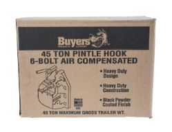 Buyers Products P45AC6 45-Ton Air Compensated Pintle Hook Only (6-Hole) - BUY P45AC6