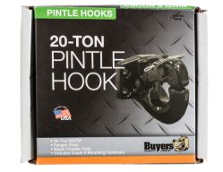 Buyers Products 10042 20-Ton Drop Forged Steel Rigid Type Pintle Hook with Mounting Kit - BUY 10042