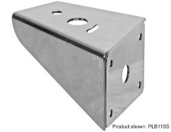 Buyers Products PLB12SS Extended Stainless Steel Truck Hood Light Brackets with Hardware - BUY PLB12SS