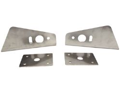 Buyers Products PLB12SS Extended Stainless Steel Truck Hood Light Brackets with Hardware - BUY PLB12SS