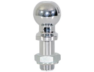 Buyers Products RB102000 2" Chrome Replacement Ball with Lock Nut for RM6 and BH8 Series Hitches 