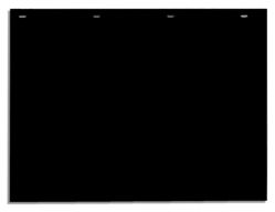 Buyers Products RC36PPB Black Polymer Mudflaps - 24" W x 36" H - Pair - BUY RC36PPB