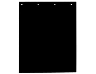 Buyers Products RC30PPB Black Polymer Mudflaps - 24" W x 30" H - Pair 