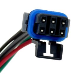 RCPW 3010390F Buyers SaltDogg Gas Salt Spreader Repair Harness, 6-Pin Female Connector - RCPW 3010390F