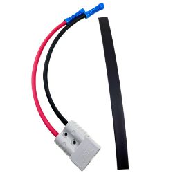 RCPW ASB120G 120A Gray Anderson SB120 Battery Power Connector Repair Harness w/ Leads 