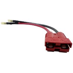 RCPW ASB50R 50A Red Anderson SB50 Battery Power Connector Repair Harness w/ Leads - RCPW ASB50R