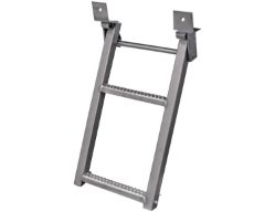Buyers Products RS2W White Powder Coated 2 Rung Sure Step Retractable Truck Step - BUY RS2W