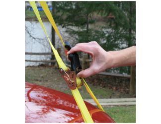 Buyers Products RTD211218 Two 1" x 12 Ratchet Tie Downs 