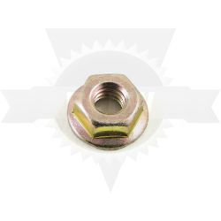 Scag 04019-02 1/4-20 Serrated Flange Hex Head Zinc Nut 