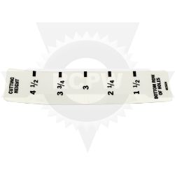Scag 482566 Cutting Height Decal 