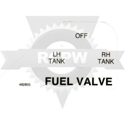 Scag 482835 Fuel Shut-Off Decal 