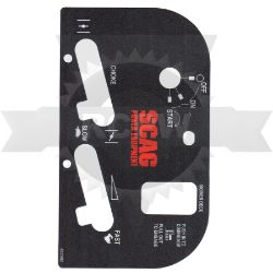 Scag 482982 STC Instrument Panel Decal 