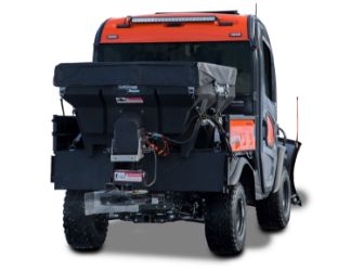Buyers Products SHPE0750 SaltDogg 0.75 Cubic Yard Electric Poly Salt Spreader for Small Pickups & Utility Vehicles 