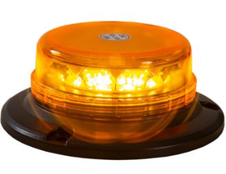 Buyers Products SL551ALP 6" 12 LED Amber Low Profile Beacon w/ Permanent Mount 