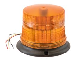 Buyers Products SL685ALP 6.5" x 5" 8 LED Amber w/ 1" Pipe/3-Bolt Permanent Mount - BUY SL685ALP
