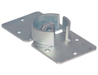 Buyers Products SLH100 Zinc Plated Hasp for Security Lock - 9"L x 4.5"W 