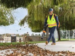 STIHL BGA 300 571 CFM Battery-Powered Noise Reduction System Backpack Leaf Blower (Bare Tool) - STI BGA 300