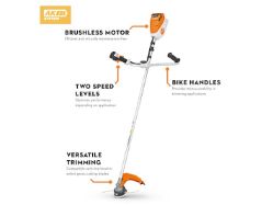 STIHL FSA 80 Brushless Motor Battery-Powered Bike Handle Trimmer w/ AK 20 Battery & AL 101 Charger - STI FSA 80
