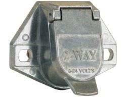 Buyers Products TC2012 2-Way Trailer End Connecter with Spring, Vertical - BUY TC2012